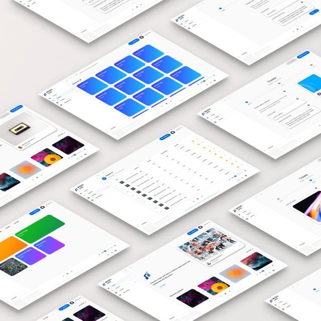 UX/UI design mock-up 1